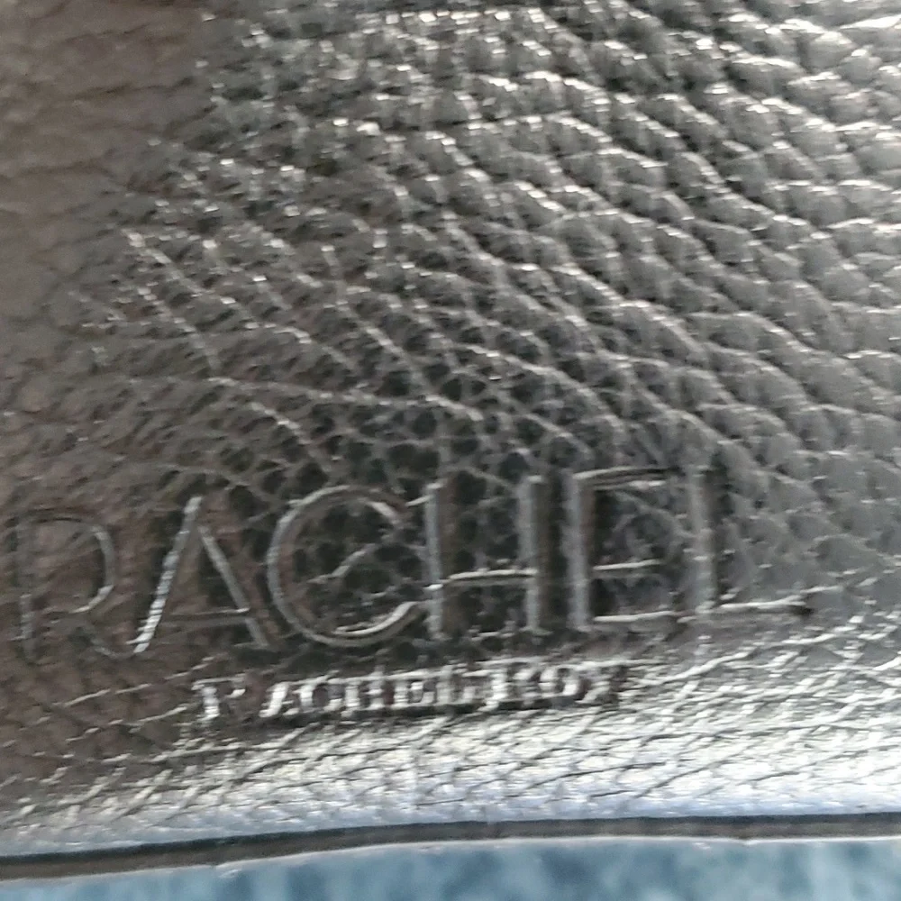 GENUINE LEATHER BAG WITH GOLD HARDWARE BLACK